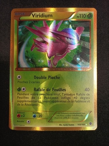 Carte pokémon viridium - pokémon,
