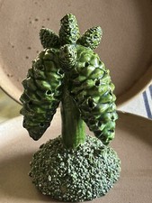 POMME DE PIN Faïence  Verte