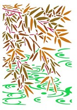 POCHOIR PLASTIQUE 30*21cm 