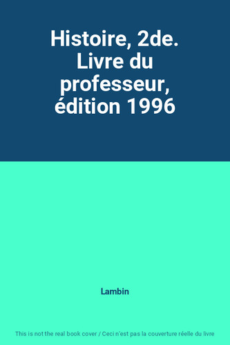 Histoire 2de livre du - 2de.,