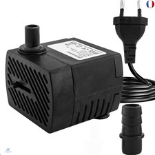 Mini pompe à eau (350 L/H, 5 W), pompe d'aquarium ultra silencieuse avec hub 