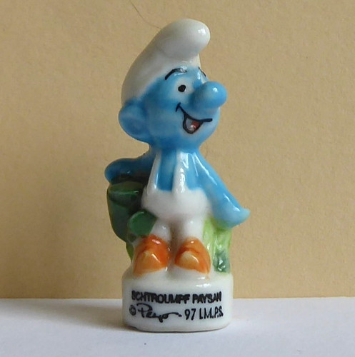 Fève les schtroumpfs 1998 - schtroumpfs,