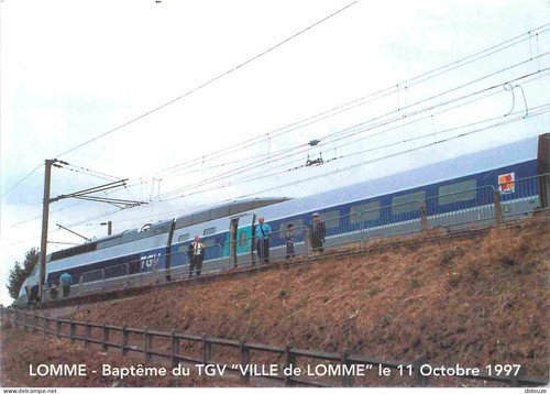 Carte postale trains - -,