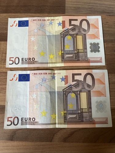 Billets euros 2002 - billets,