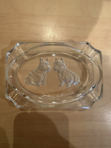 Cendrier chien scottish - cendrier,