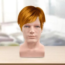 Tête de Mannequin Homme en PVC, Buste de Tête de Modèle Homme, Accessoire