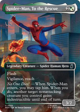 Magic mtg spider - spider-man,, la