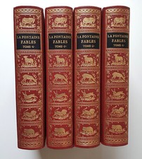 Fables de la Fontaine 4 tomes de Bonnot 1969