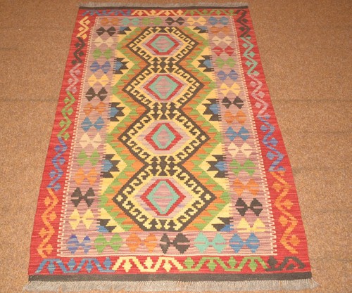 Tapis kilim oriental tissé - kilim,