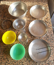 Ancienne Popote camping cuisine aluminium TOURNUS 10 pièces multi-usages an. 50