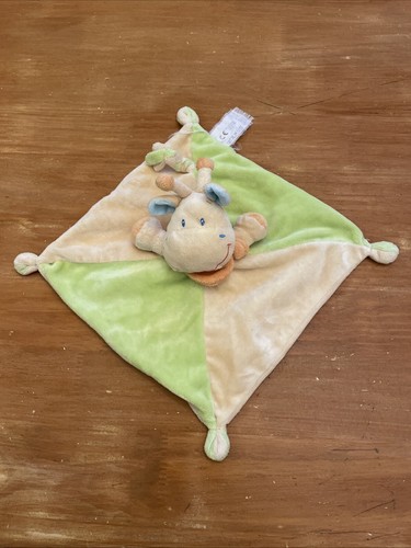 Doudou plat girafe - plat, vache