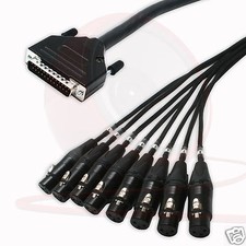 25 Broches D sous vers Femelle XLR Câble. Série Db-25 Mogami Multicore Serpent