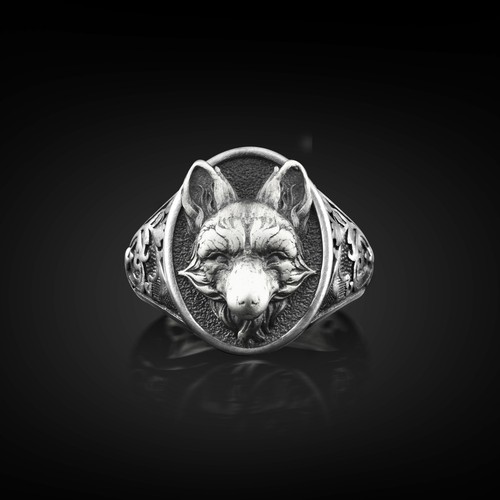 Bague chevalière homme nature