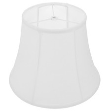  Abat-jour cylindrique en tissu blanc pour suspension ou lampe de table,