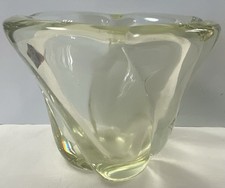 Superbe lourd Ancien vase Daum France cristal vase cristal Daum 4kilos 380grs