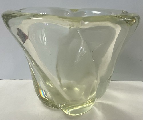 Superbe lourd ancien vase daum - lourd,