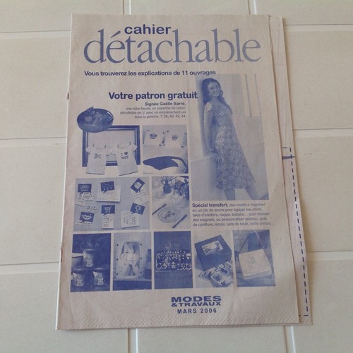 Cahier détachable modes - détachable,