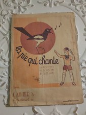 Ancien Protège Cahier Publicitaire La Pie Qui Chante
