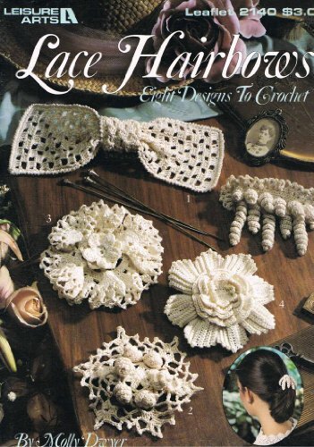 Lace hairbows eight designs - hairbows:,