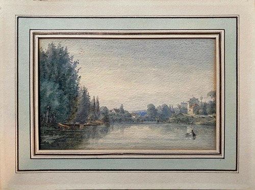 Tableau aquarelle 1872 - tableau, "bord