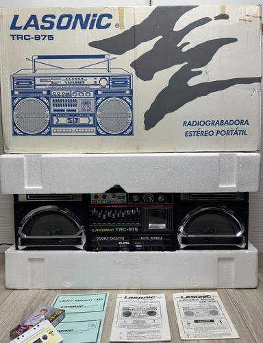 Tested lasonic trc 975 boombox - tested,