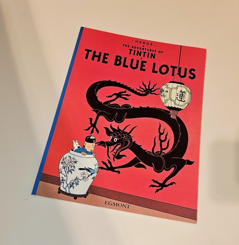 Tintin the blue lotus - blue,