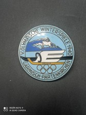 Rare Insigne des jeux Olympiques d'hiver Allemagne 1940 ,sport ,militaire,WW2 .