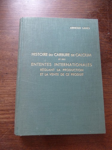 Histoire carbure calcium - du,