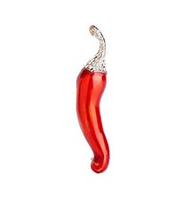 Broche bijou piment rouge