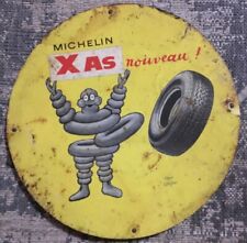 Plaque publicitaire Michelin D’après Savignac Conformateur No Plaque Émaillée