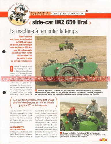 Imz 650 ural side - 650, car