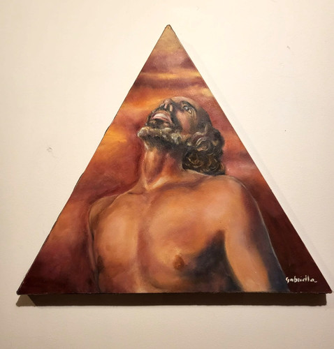 Tableau peinture l huile - à, l'huile