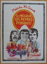 LE MEILLEUR DES MONDES POSSIBLES M. McDowell 1973 Affiche Originale 60x80 Poster