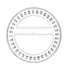 [Ref:957345] JPC Rapporteur circulaire 360° plastique 12 cm