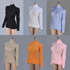 1/6 pull serré 1/6 vêtements chemise coupe 12 pouces figurine femme jouet corps