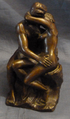 Rodin bronze le - le, baiser.