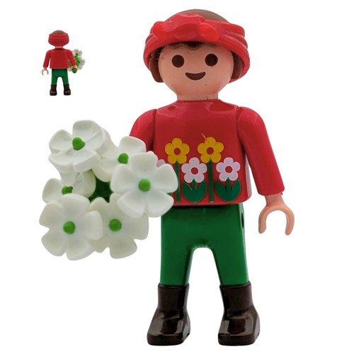 Figurine enfant rouge vert - enfant, rouge/vert