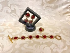 Parure Bijoux Biche De Bere Bracelet Bague Boucles D’oreilles 