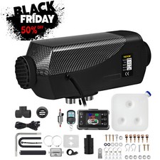 Chauffage Diesel Air Heater 8kW 12V avec LCD Télécommande Kit Complet Thermostat