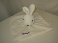 Peluche doudou plat "Lapin"