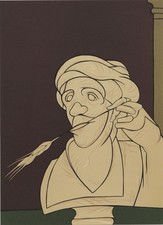 Valério ADAMI - lithographie originale 1982 38x28 cm Hommage