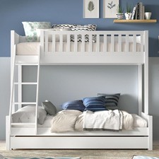 Pack - Lit Familial & Tiroir "Scott" Blanc