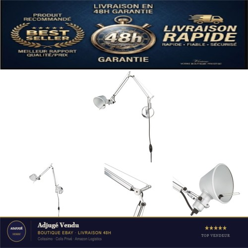 Lampe murale artemide tolomeo - lampe,
