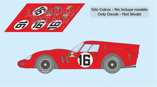 Autocollants ferrari 250 - autocollants, gt