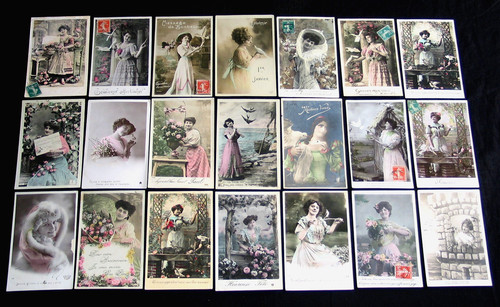 Cpa 1910 femme ramier - femme,