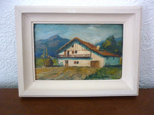 JIVANOVITCH  HUILE SIGNEE JIVA LE PAYS BASQUE A ASCAIN