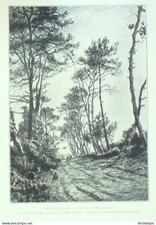 Œuvre Dauchez André les trois rencontres 1909