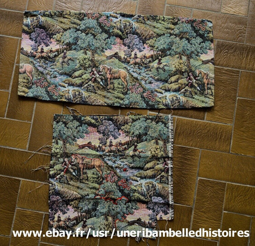 Tissu ancien tapisserie