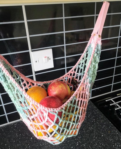 Sac maille fruits - en,