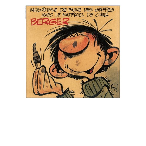 Poster affiche offset gaston - poster,